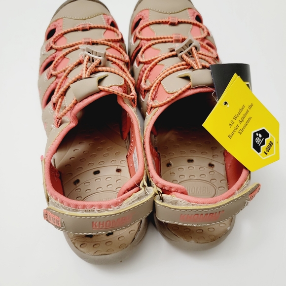 KHOMBU Athletic Sandal in Taupe Coral - Picture 4 of 12